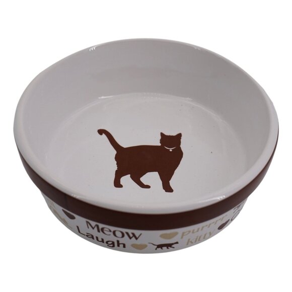 Indecor Home Celebrating Animals/Confronting Cruelty Cat Saucer Bowl - Picture 2 of 4